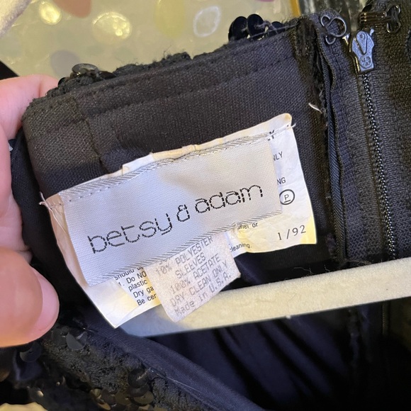 VINTAGE 80S SEQUIN MINI DRESS - Picture 5 of 9